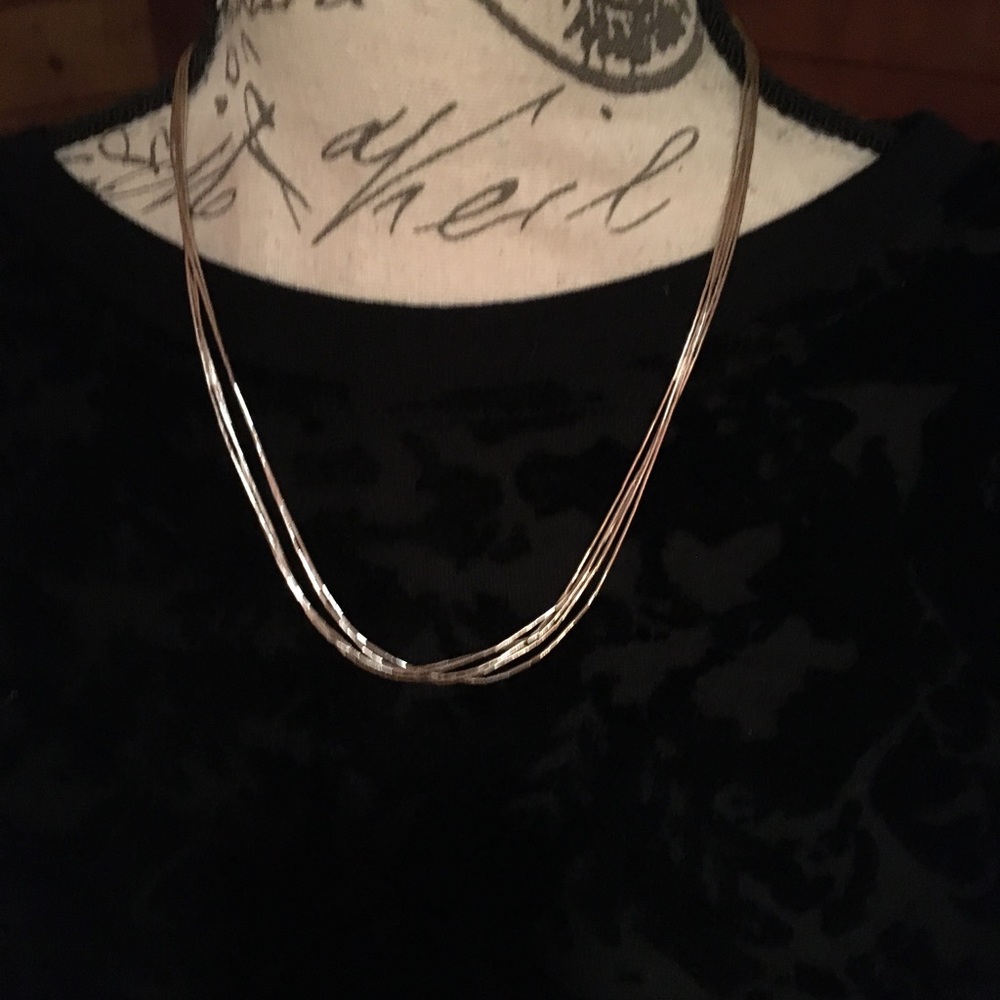 Liquid Silver Necklace